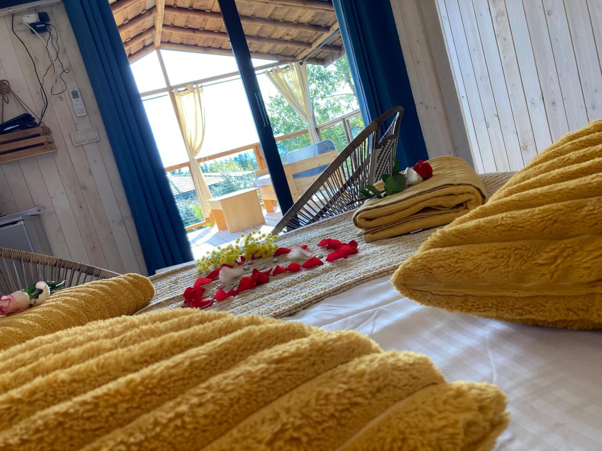 Cabanes Tresors De Campagne,Spas Privatifs Villarzel-du-Razes Pokoj fotografie